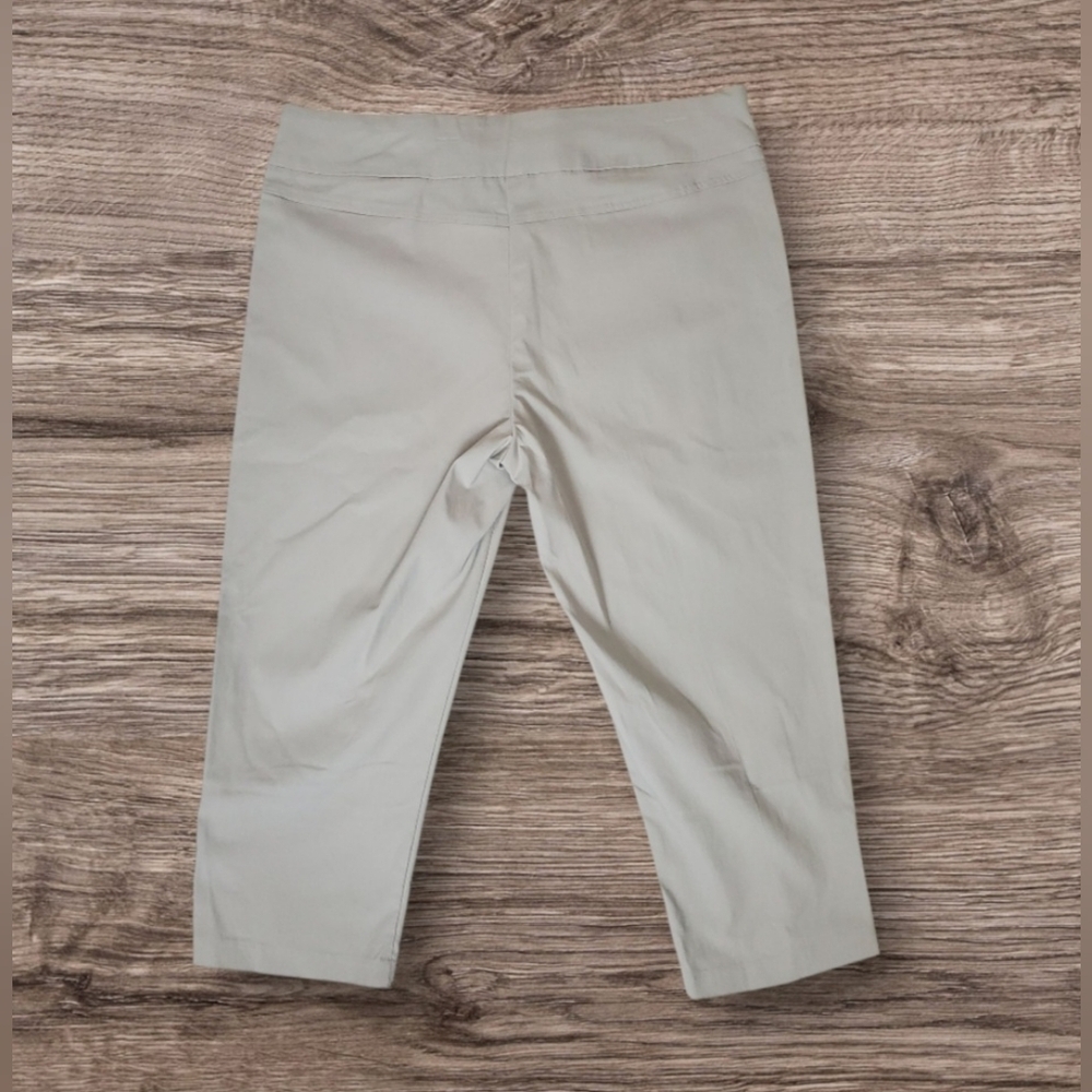 Cream Cropped Pants - Picture 2 of 4